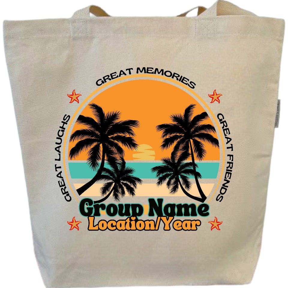 Custom Group Trip Tote Bag