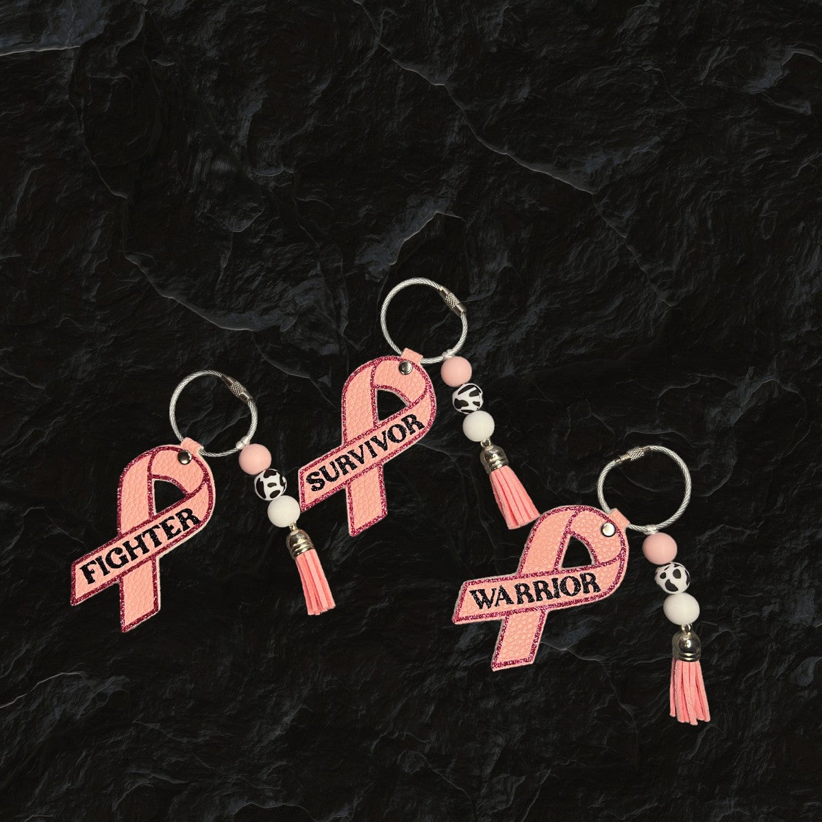Breast Cancer Awareness Bag Charms