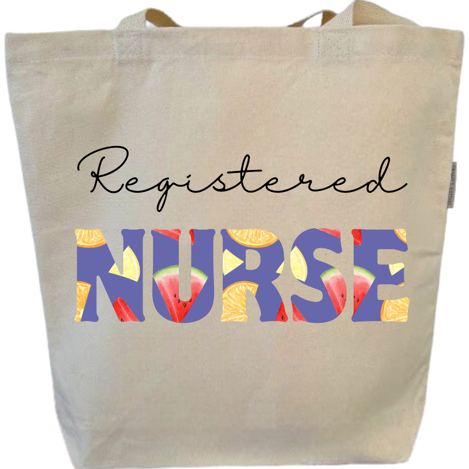 Custom Nurse Tote Bag