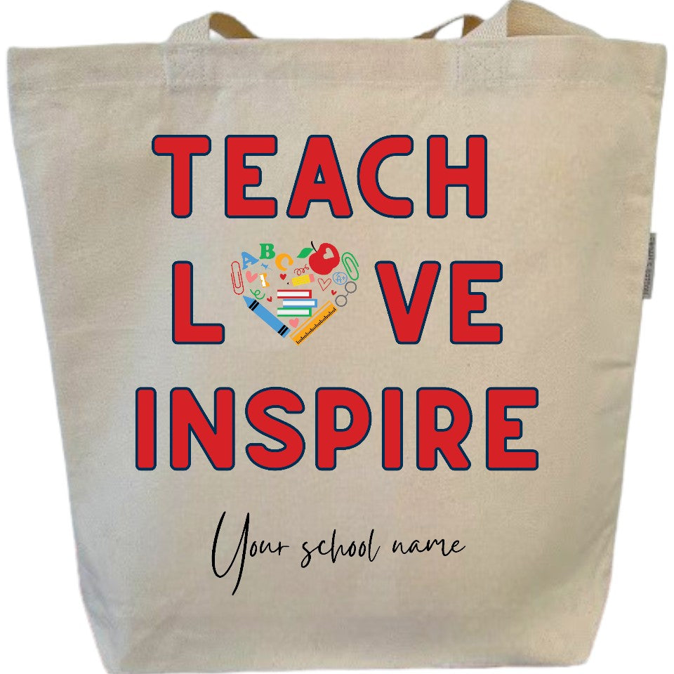 Custom Teacher Tote Bag