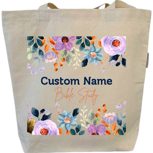 Custom Bible Study Tote Bag