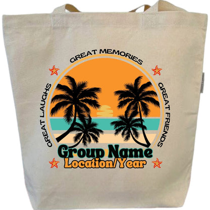 Custom Group Trip Tote Bag