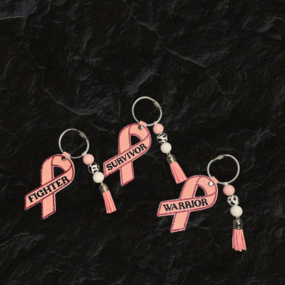 Breast Cancer Awareness Bag Charms