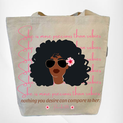 Bible Verse Tote Bag