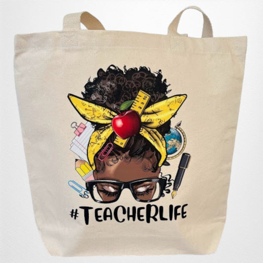 #Teacherlife Tote Bag