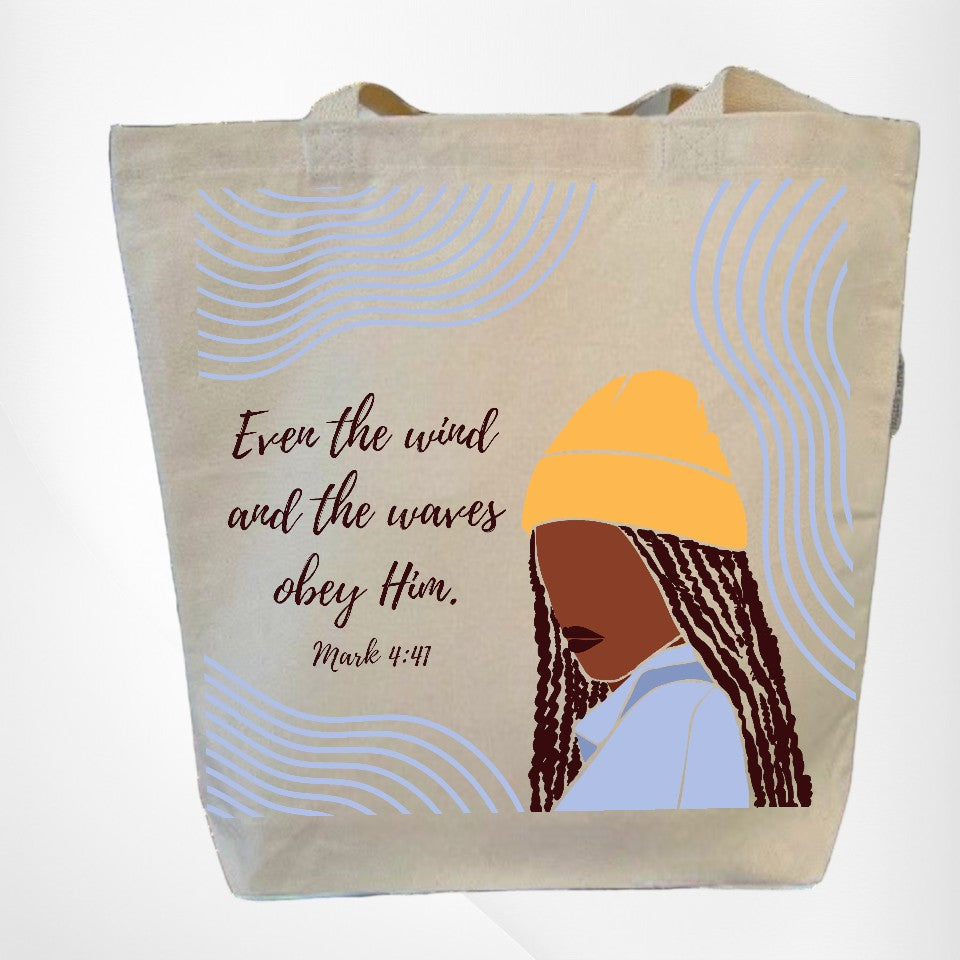 Bible Verse Tote Bag